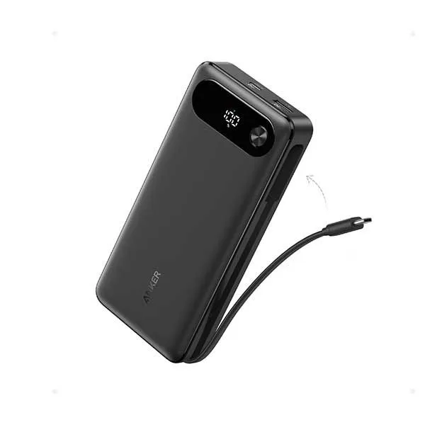 Anker A1383 87W 20000mAh Power Bank with Built-In USB-C Cable