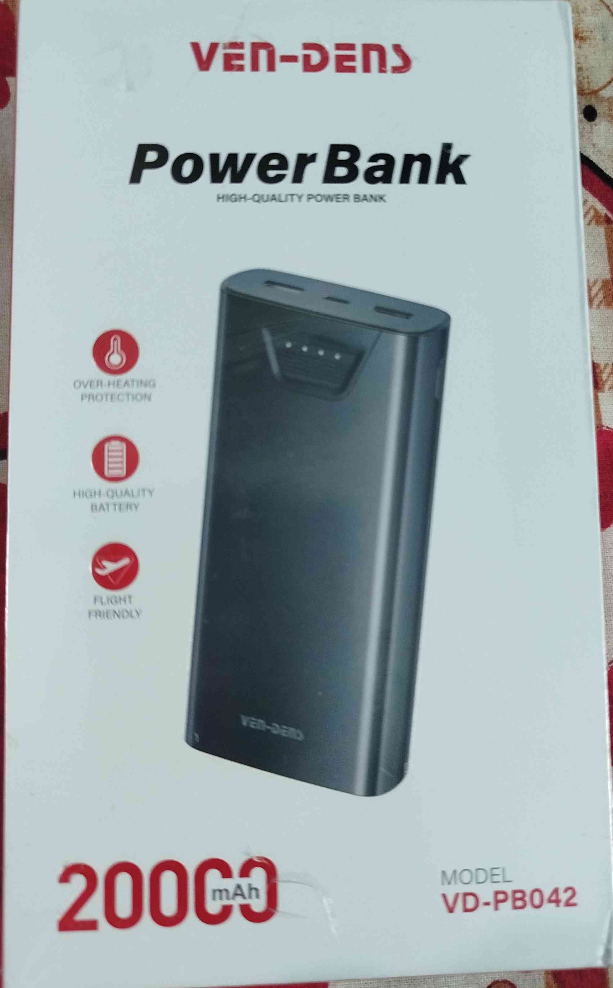 VEN-DENS 20000mAh Power Bank (Model: VD-PB042)